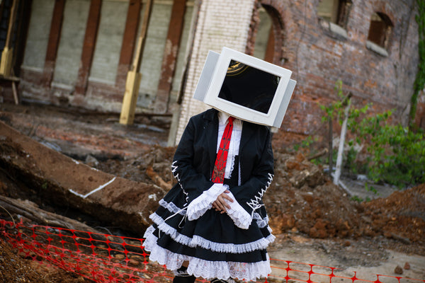 Computer Monitor Head Cosplay Monitor Head Cosplay