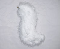 White Furry Animal Costume Wolf Tail