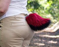 Red and Black Alastor Deer Tail
