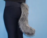 Gray Cat Animal Costume Tail