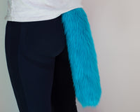 Turquoise Blue Animal Costume Fox Tail