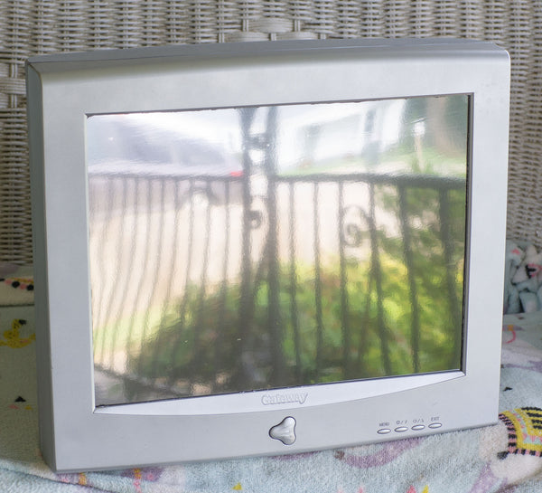 Chrome Metallic Silver Gateway Monitor Head - Ready to Ship