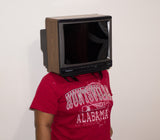 Retro Wood Grain Magnavox TV Head (light damage) - Ready To Ship