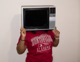 Retro Wood Grain Emerson TV Head - Ready To Ship