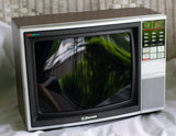 Retro Wood Grain Emerson TV Head - Ready To Ship