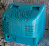 Turquoise TV Head - Ready To Ship