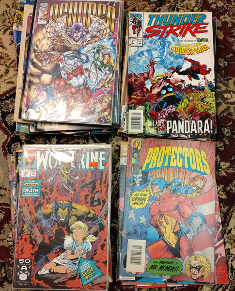 ~40 1990 Marvel Comic Books