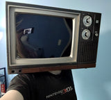 Wearable Retro TV Head - Ready to Ship
