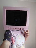 Pink monitor head object head