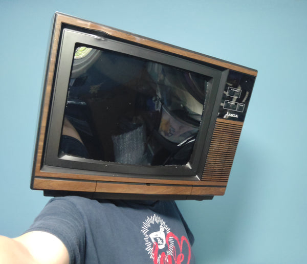 Wearable Retro TV Head - MGA - Ready to Ship