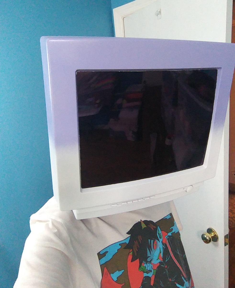 Computer Monitor Head Cosplay Custom Made Monitor or TV Head Cosplay Costume – PokuPoku Studio