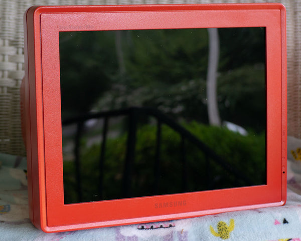 Glossy Red Samsung Monitor Head - Ready to Ship