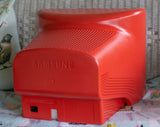 Glossy Red Samsung Monitor Head - Ready to Ship