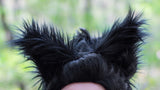 Black Costume Animal Wolf Fox Cat Ears Headband
