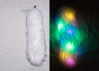 Multi-Color Light Up White Rave Costume Animal Fox Tail